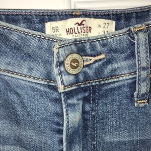 High rise distressed skinny jean Hollister